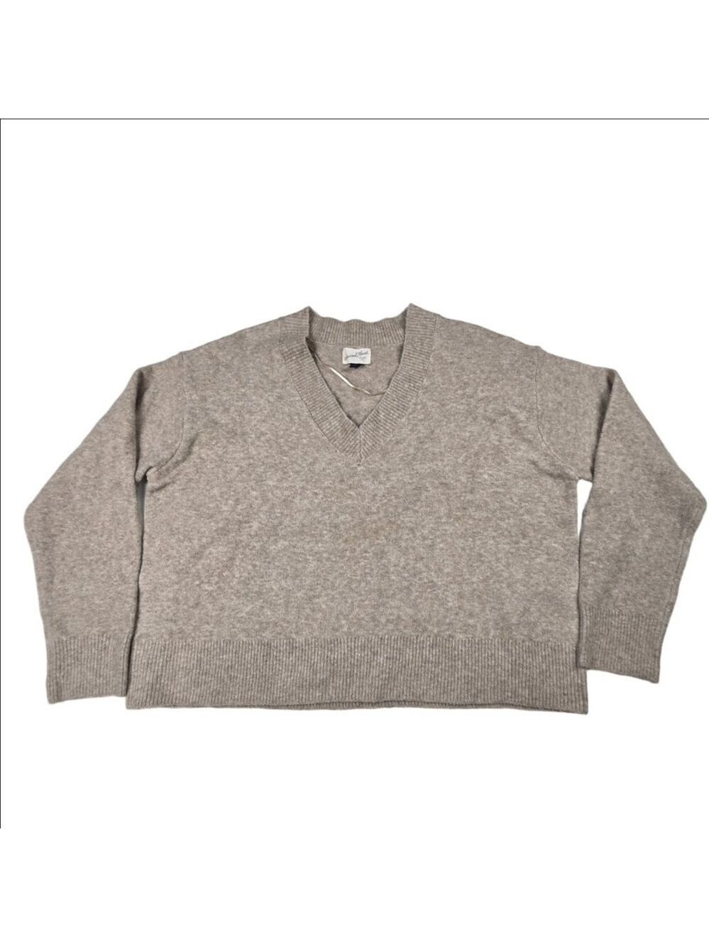 Universal Thread V-Neck Tan Sweater Size XL
